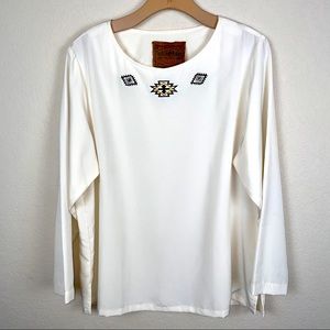 Saddle Ridge Vintage Collection Western Embroidered Blouse